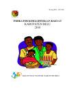 INDIKATOR KESEJAHTERAAN RAKYAT KABUPATEN BELU 2011