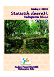 Statistik Daerah Kabupaten Belu 2012