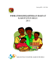 Indikator Kesejahteraan Rakyat Kabupaten Belu 2011